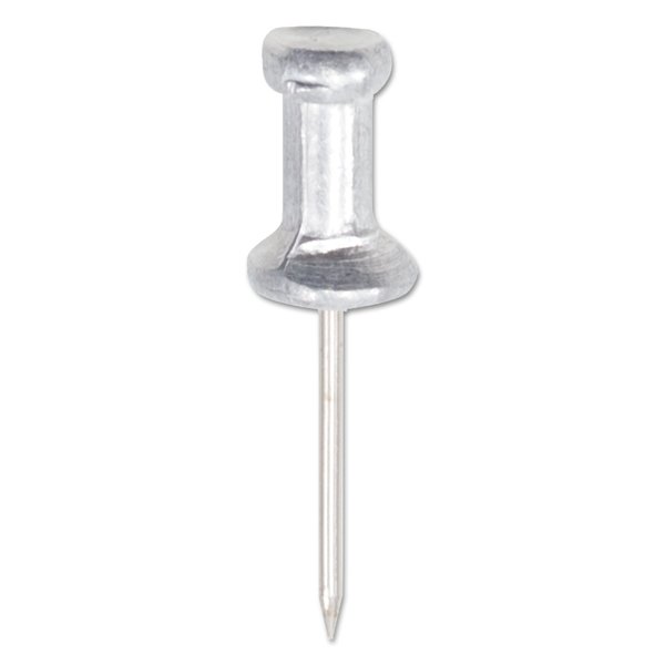 Gem Push Pins, 5/8", Aluminum, PK100 CPAL5